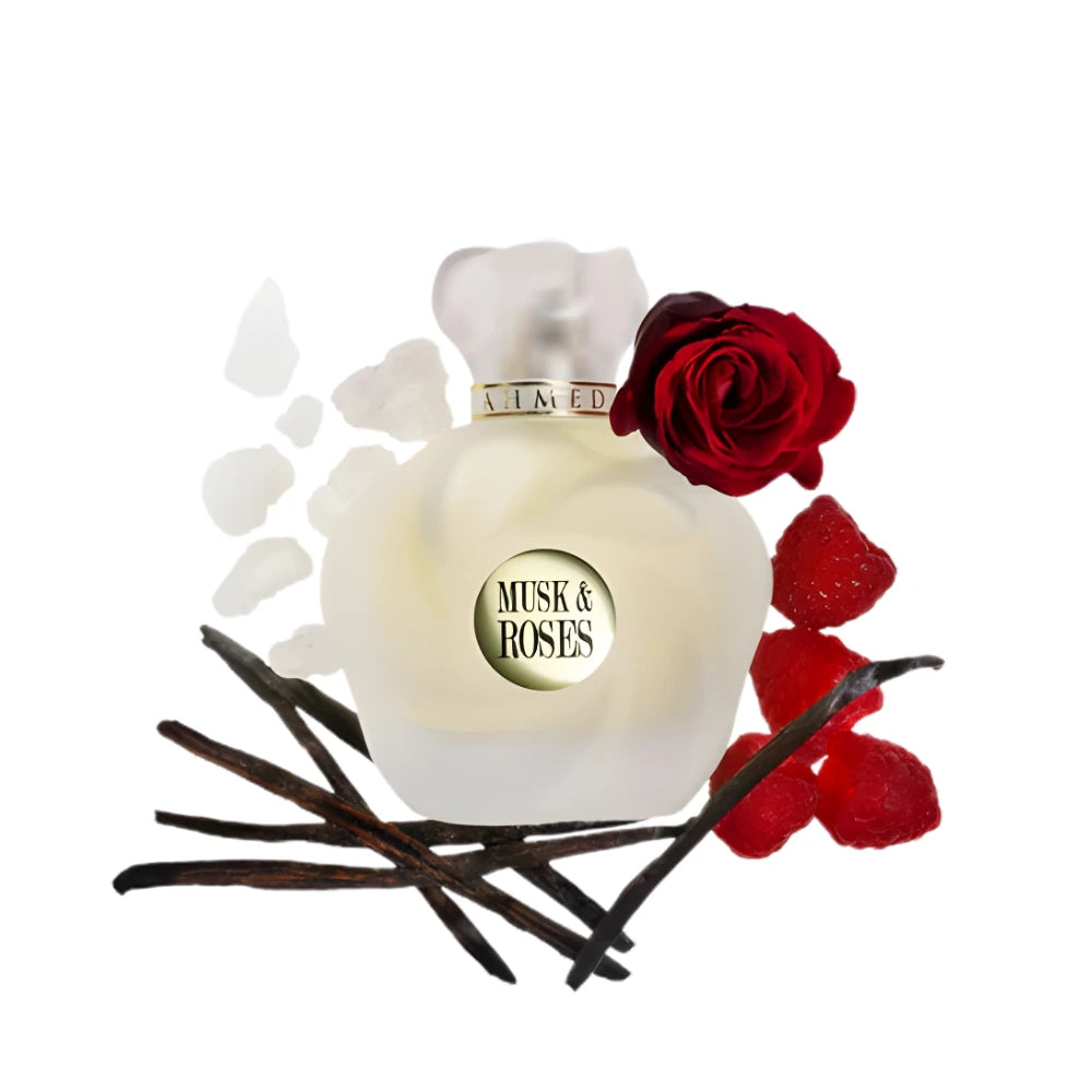 Musk and Roses Perfume by Ahmed Al Maghribi – 75ml