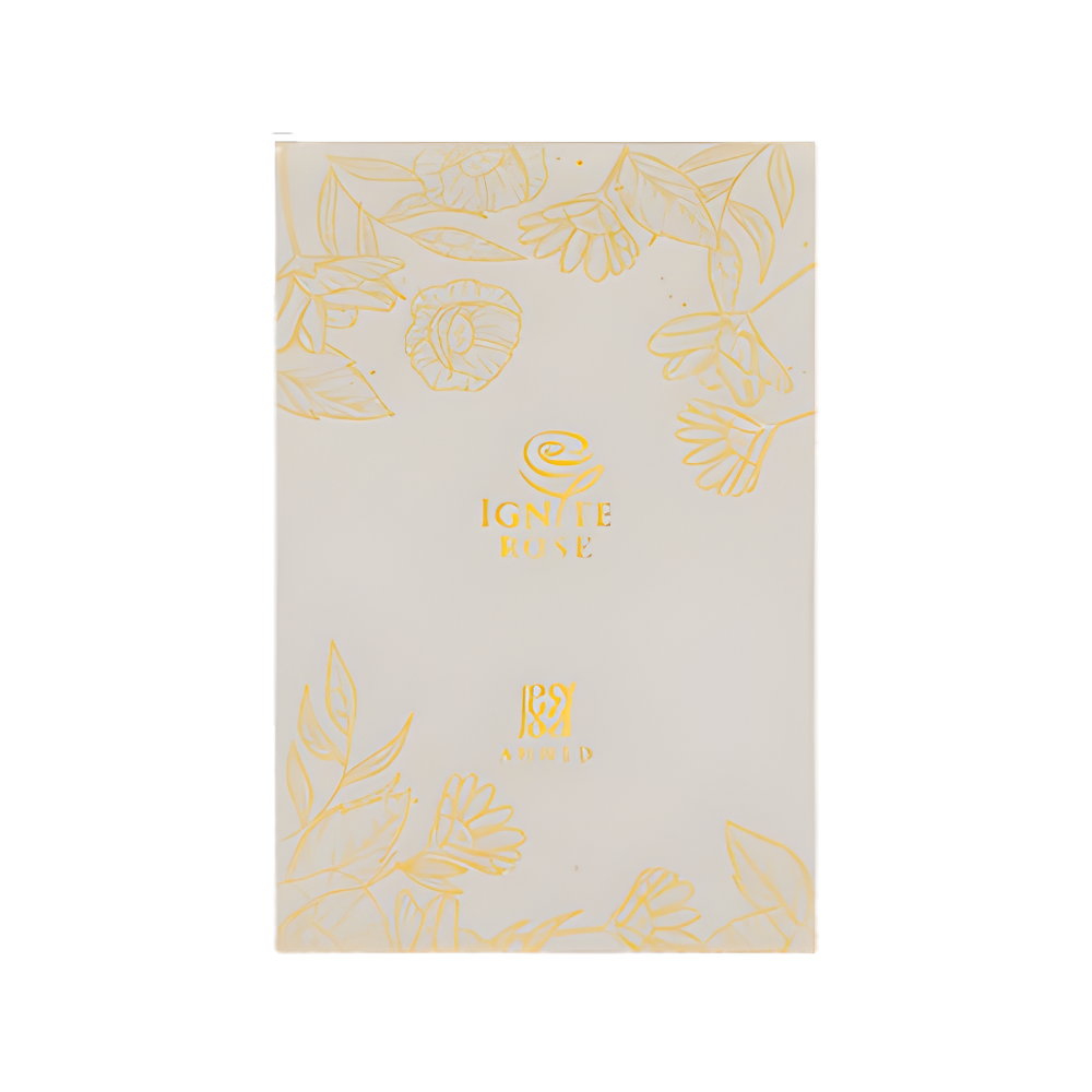 Ignite Rose Perfume By Ahmed Al Maghribi Box