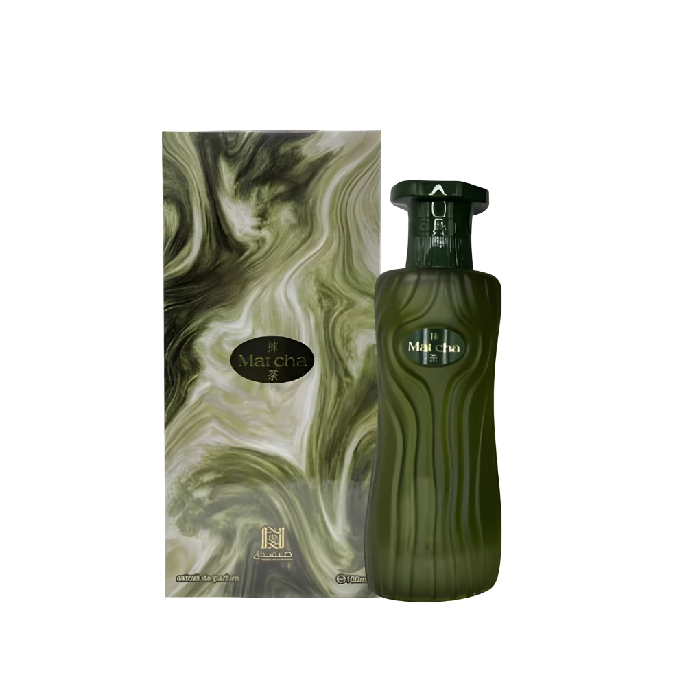 Matcha Perfume by Ahmed Al Maghribi Box