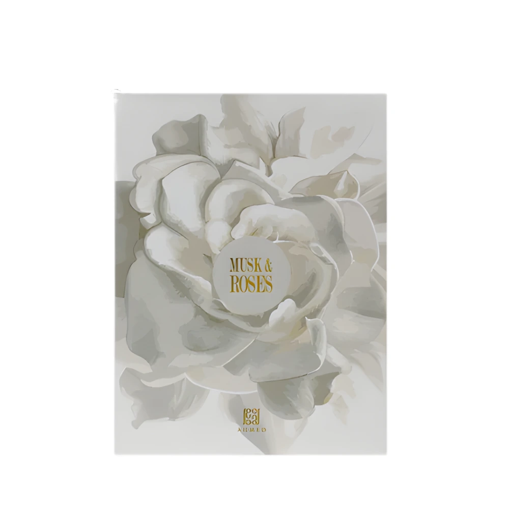 Musk and Roses Perfume by Ahmed Al Maghribi Box